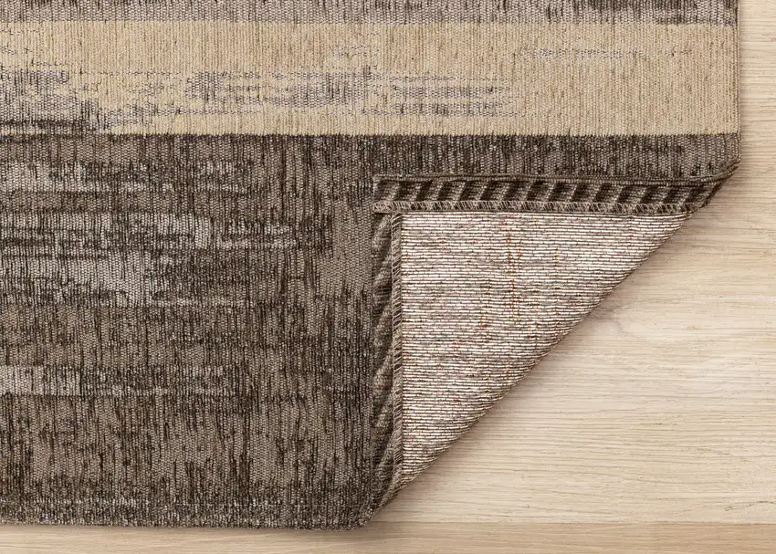 Brown And Black Abstract Area Rug Photo 9