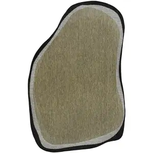 Photo of Brown And Black Abstract Indoor Outdoor Area Rug