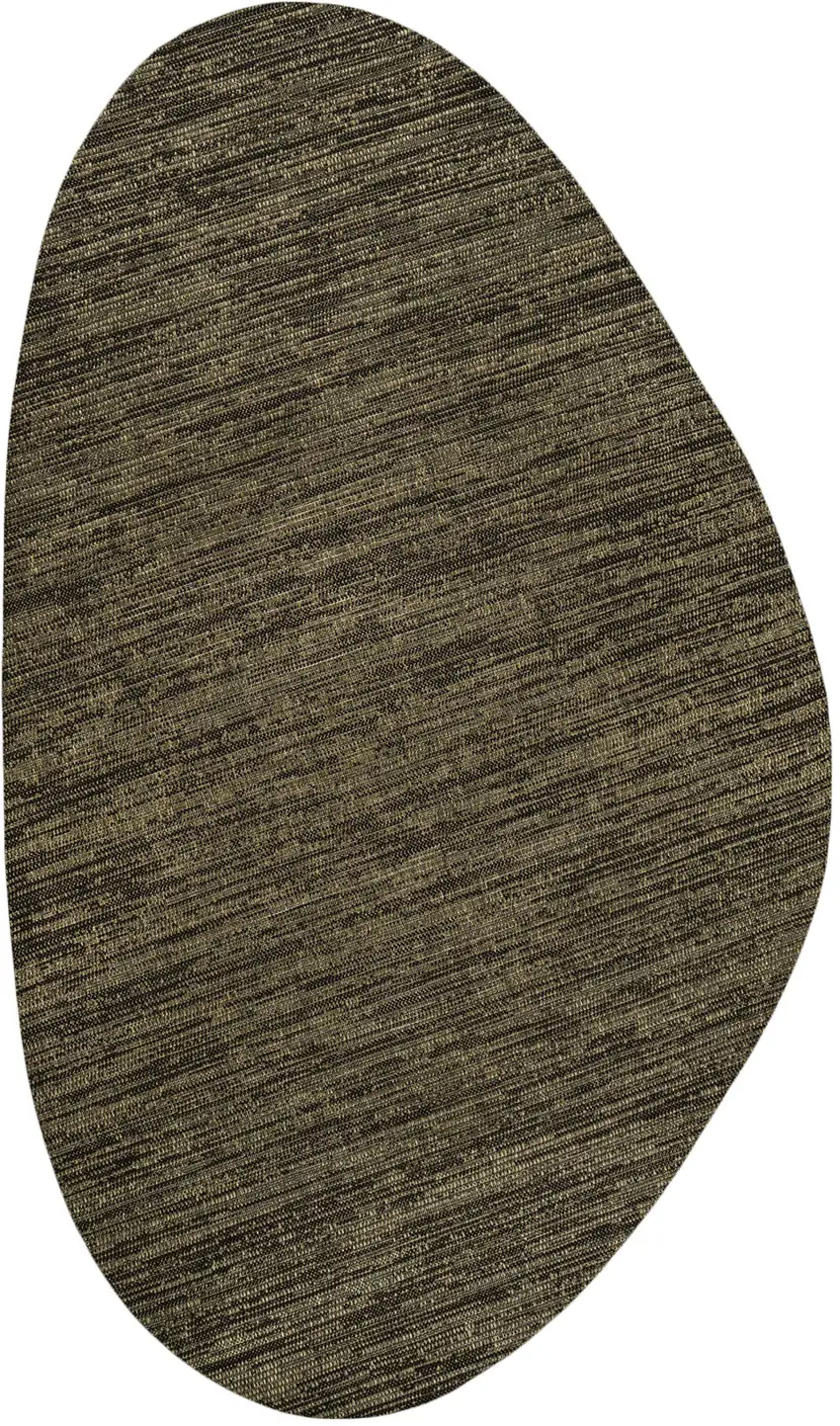 Brown And Black Medallion Indoor Outdoor Area Rug Photo 1