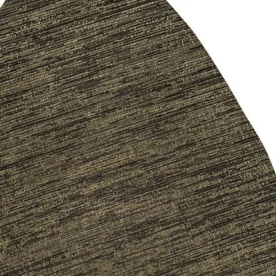 Brown And Black Medallion Indoor Outdoor Area Rug Photo 2