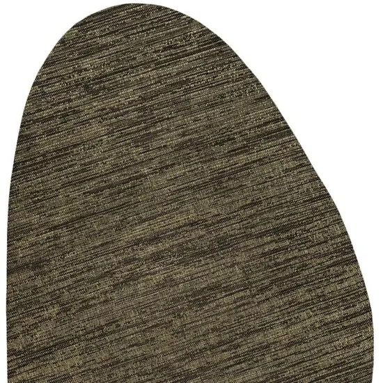 Brown And Black Medallion Indoor Outdoor Area Rug Photo 2