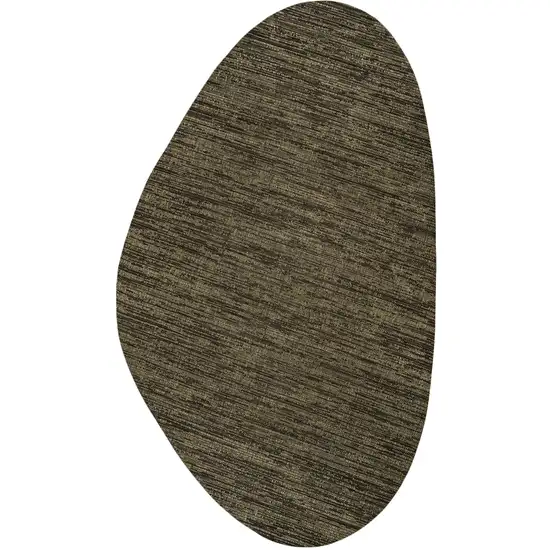 Brown And Black Medallion Indoor Outdoor Area Rug Photo 3