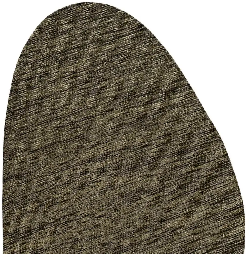 Brown And Black Medallion Indoor Outdoor Area Rug Photo 2