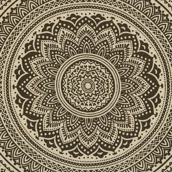 Brown And Gold Geometric Hand Woven Area Rug Photo 4