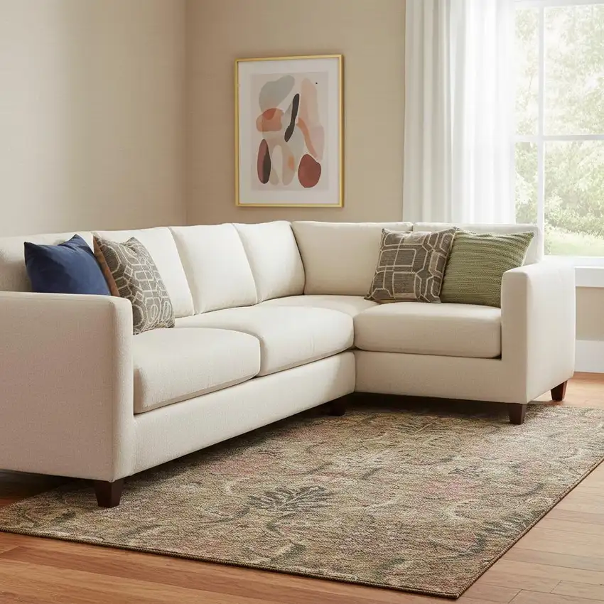 Brown And Gray Damask Washable Area Rug With UV Protection Photo 2