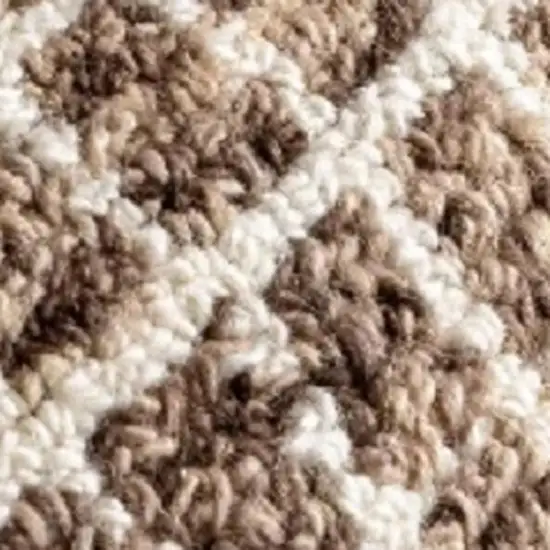 Brown And Gray Geometric Area Rug Photo 2