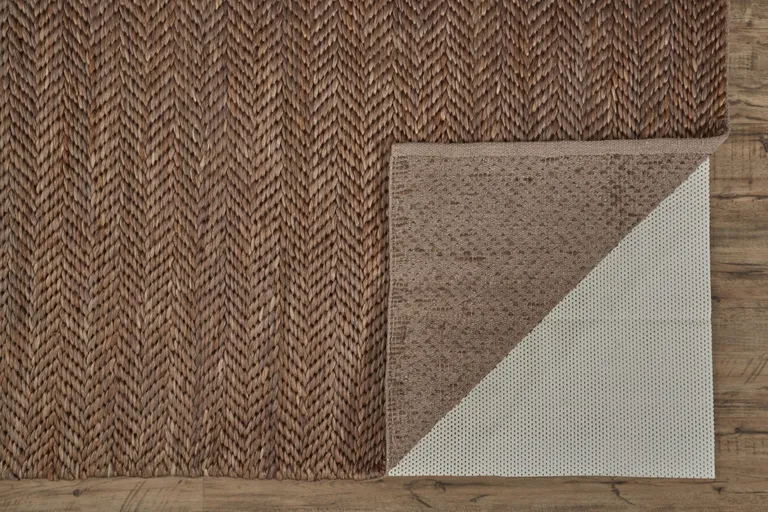 Brown And Gray Hand Woven Area Rug Photo 3