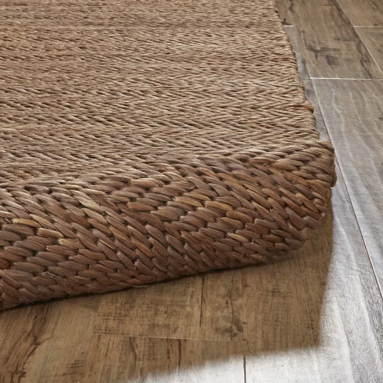 Brown And Gray Hand Woven Area Rug Photo 4
