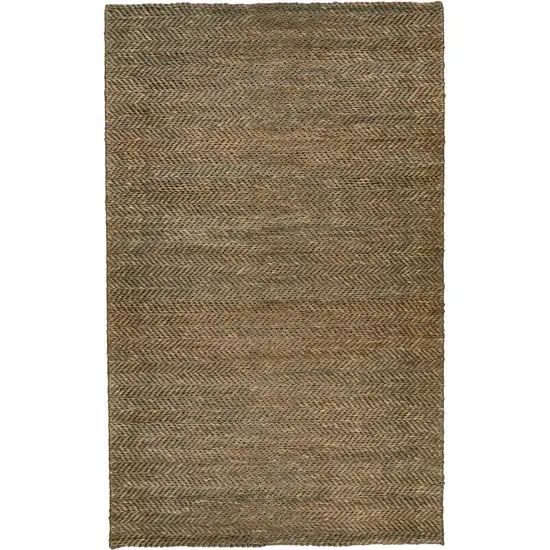 Brown And Gray Hand Woven Area Rug Photo 1