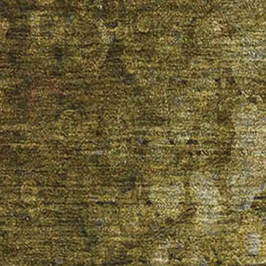 Brown And Ivory Abstract Washable Area Rug With UV Protection Photo 3