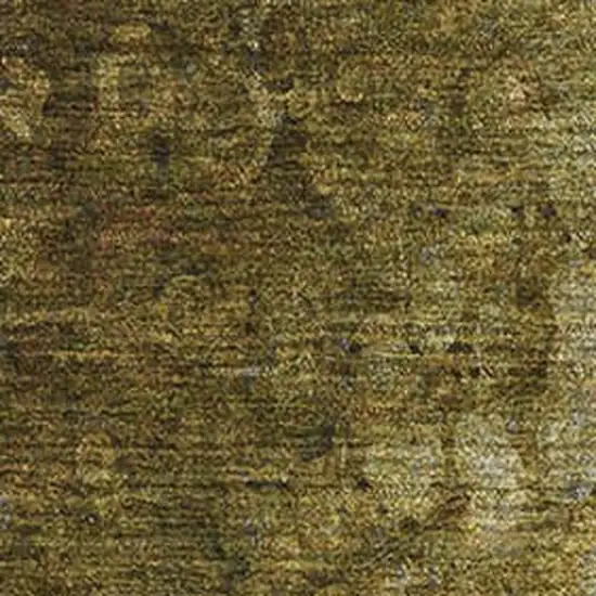 Brown And Ivory Abstract Washable Area Rug With UV Protection Photo 3