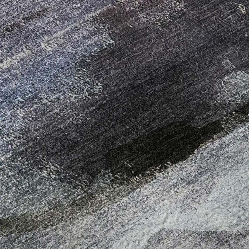 Brown And Ivory Abstract Washable Area Rug With UV Protection Photo 7