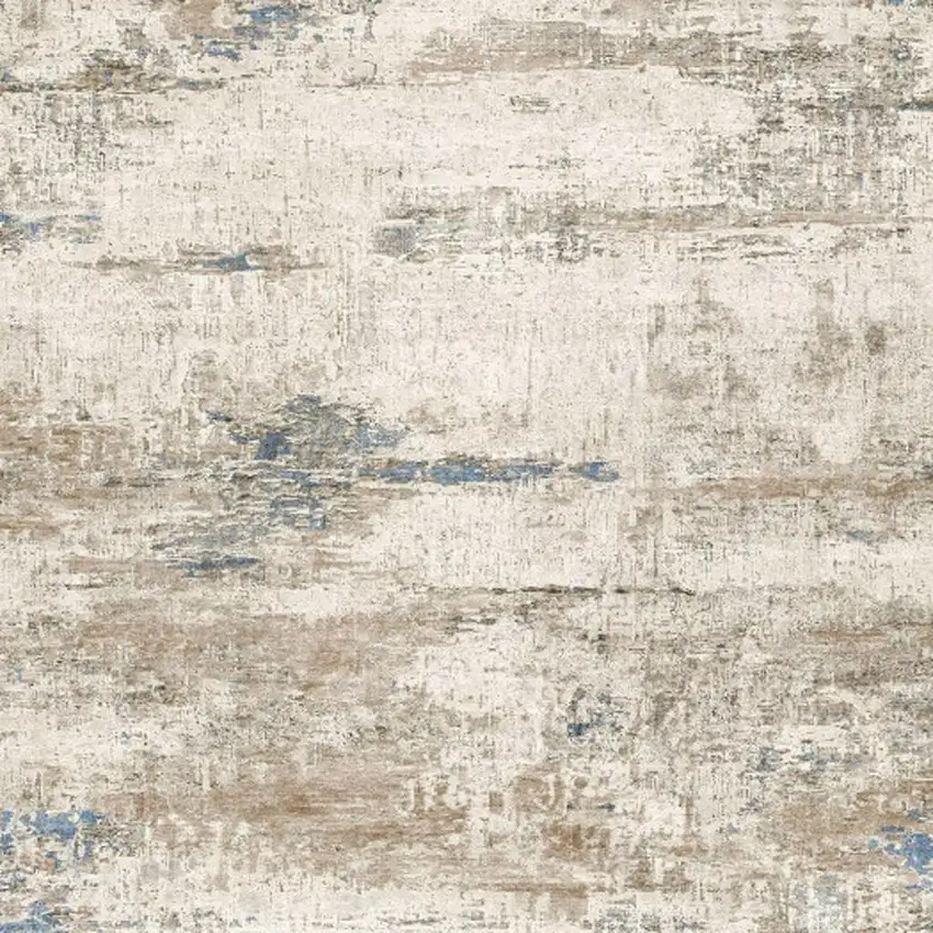 Brown And Ivory Abstract Washable Area Rug Photo 2