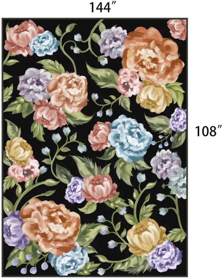 Brown And Ivory Abstract Washable Area Rug Photo 6