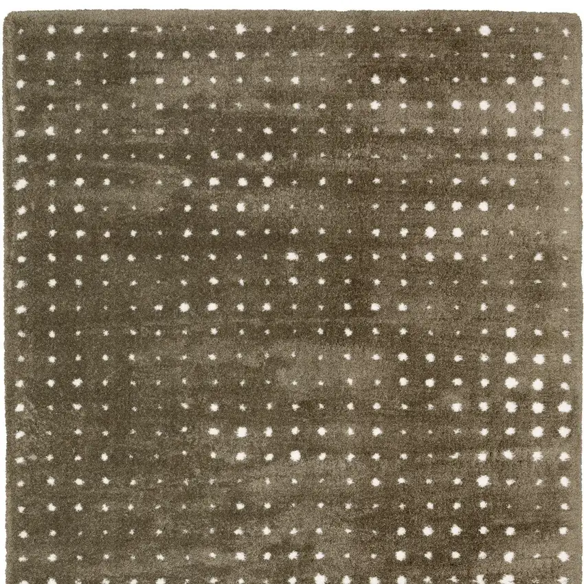 Brown And Ivory Geometric Area Rug Photo 7