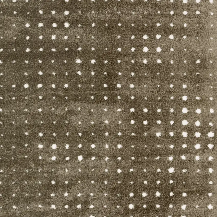 Brown And Ivory Geometric Area Rug Photo 6