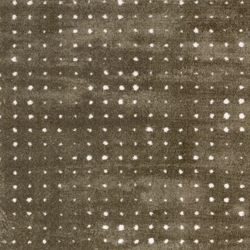 Brown And Ivory Geometric Area Rug Photo 6