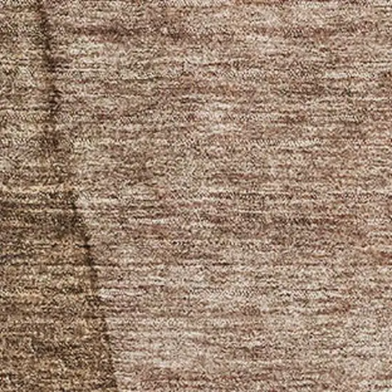 Brown And Ivory Ombre Washable Area Rug With UV Protection Photo 6