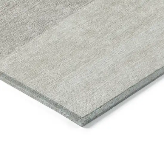 Brown And Ivory Ombre Washable Indoor Outdoor Area Rug Photo 3