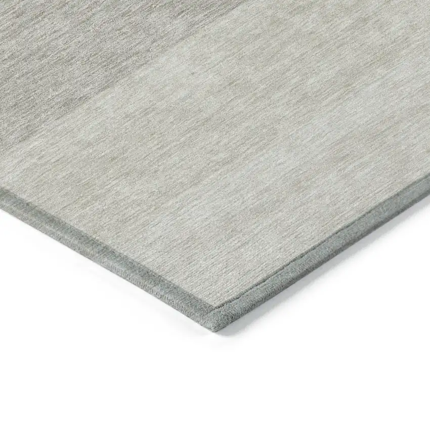 Brown And Ivory Ombre Washable Indoor Outdoor Area Rug Photo 3