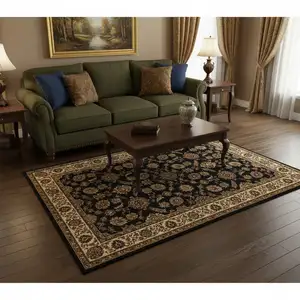 Photo of Brown And Ivory Oriental Area Rug