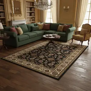 Photo of Brown And Ivory Oriental Area Rug