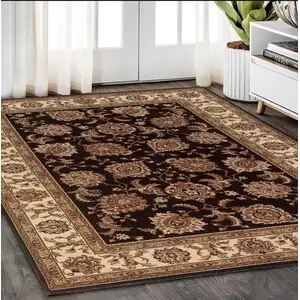 Photo of Brown And Ivory Oriental Area Rug