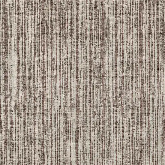 Brown And Ivory Striped Washable Indoor Outdoor Area Rug Photo 6