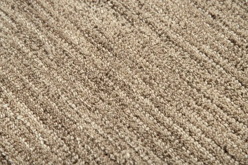 Brown And Natural Wool Hand Tufted Area Rug Photo 4