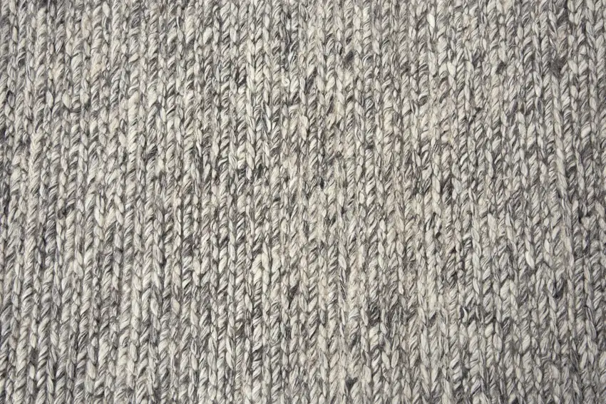 Brown And Natural Wool Hand Woven Area Rug Photo 4