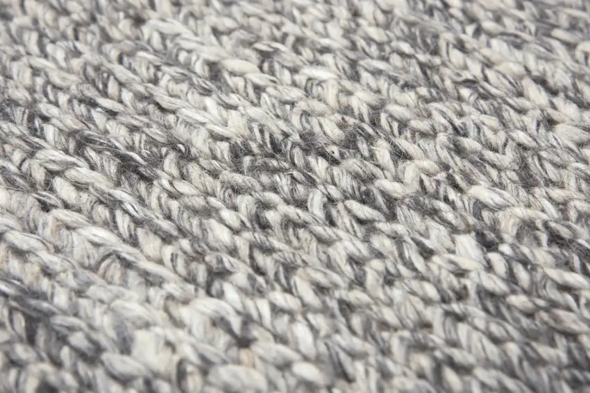 Brown And Natural Wool Hand Woven Area Rug Photo 3