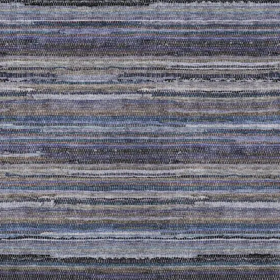 Brown And Plum Striped Washable Indoor Outdoor Area Rug Photo 3