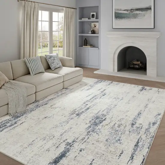 Brown And Red Floral Washable Area Rug Photo 1