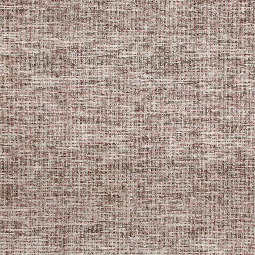 Brown And Red Wool Checkered Hand Tufted Square Rug Photo 4