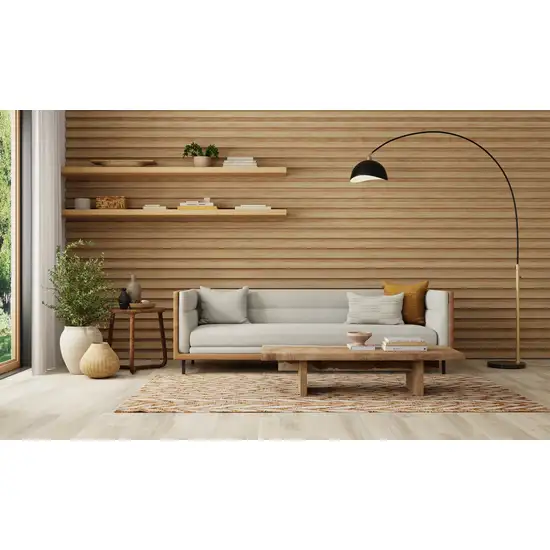 Brown And Tan Chevron Area Rug Photo 6