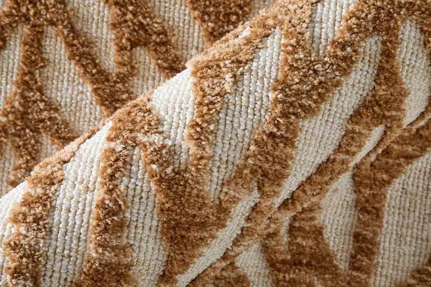 Brown And Tan Chevron Area Rug Photo 8
