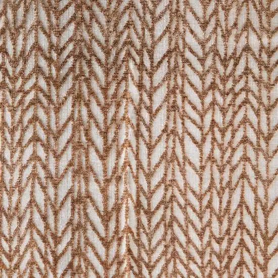 Brown And Tan Chevron Area Rug Photo 3