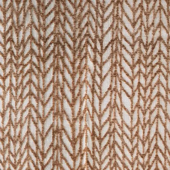 Brown And Tan Chevron Area Rug Photo 3