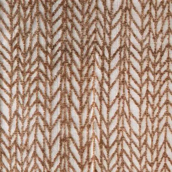 Brown And Tan Chevron Area Rug Photo 3