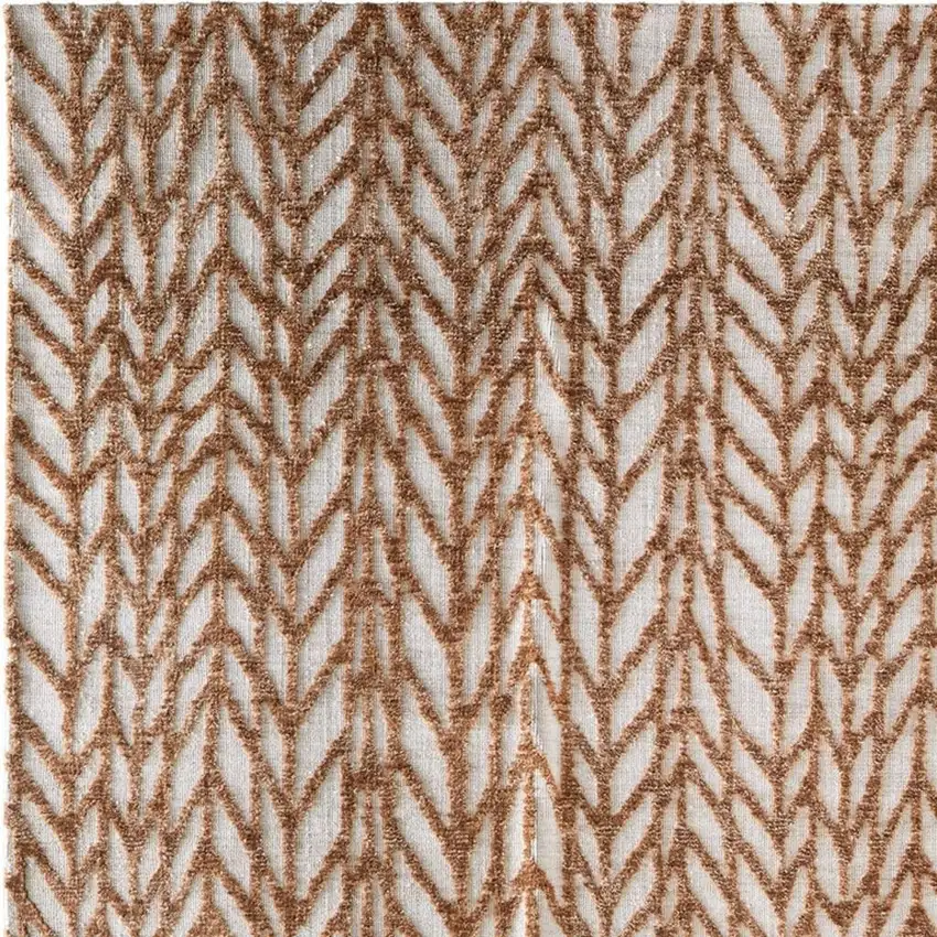 Brown And Tan Chevron Area Rug Photo 3
