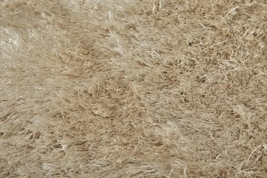 Brown And Tan Shag Hand Tufted Area Rug Photo 5