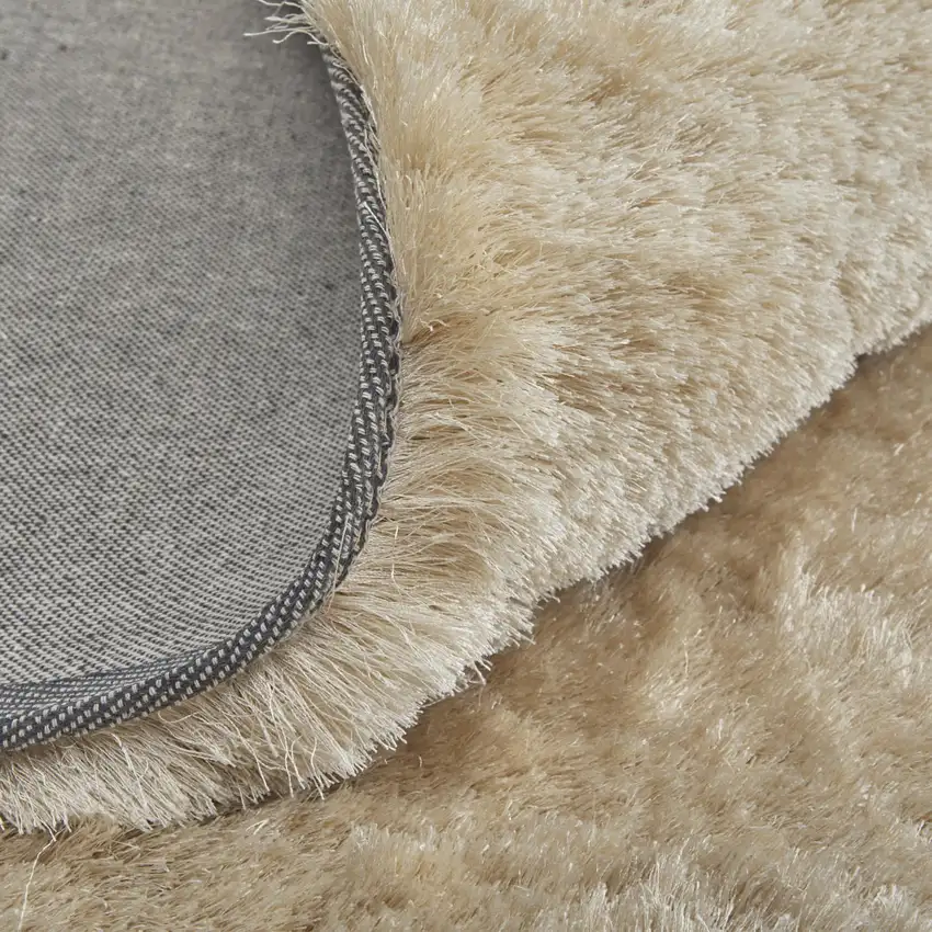 Brown And Tan Shag Hand Tufted Area Rug Photo 6