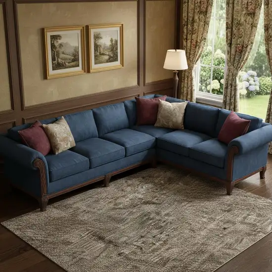 Brown And Taupe Abstract Washable Area Rug With UV Protection Photo 2