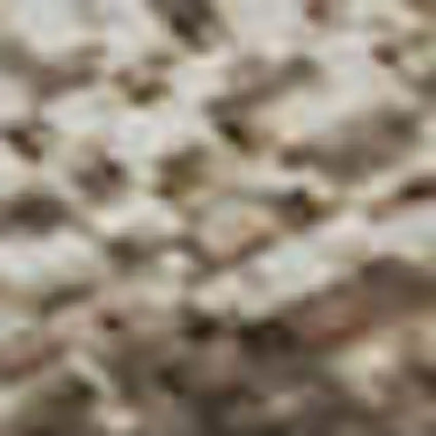 Brown And Taupe Abstract Washable Area Rug With UV Protection Photo 2