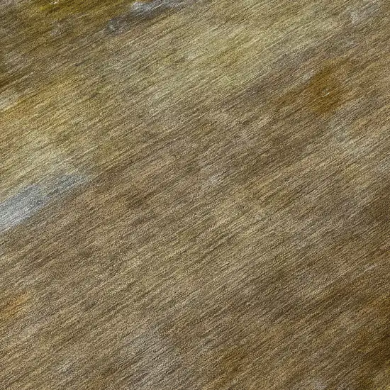 Brown And Taupe Abstract Washable Indoor Outdoor Area Rug Photo 8