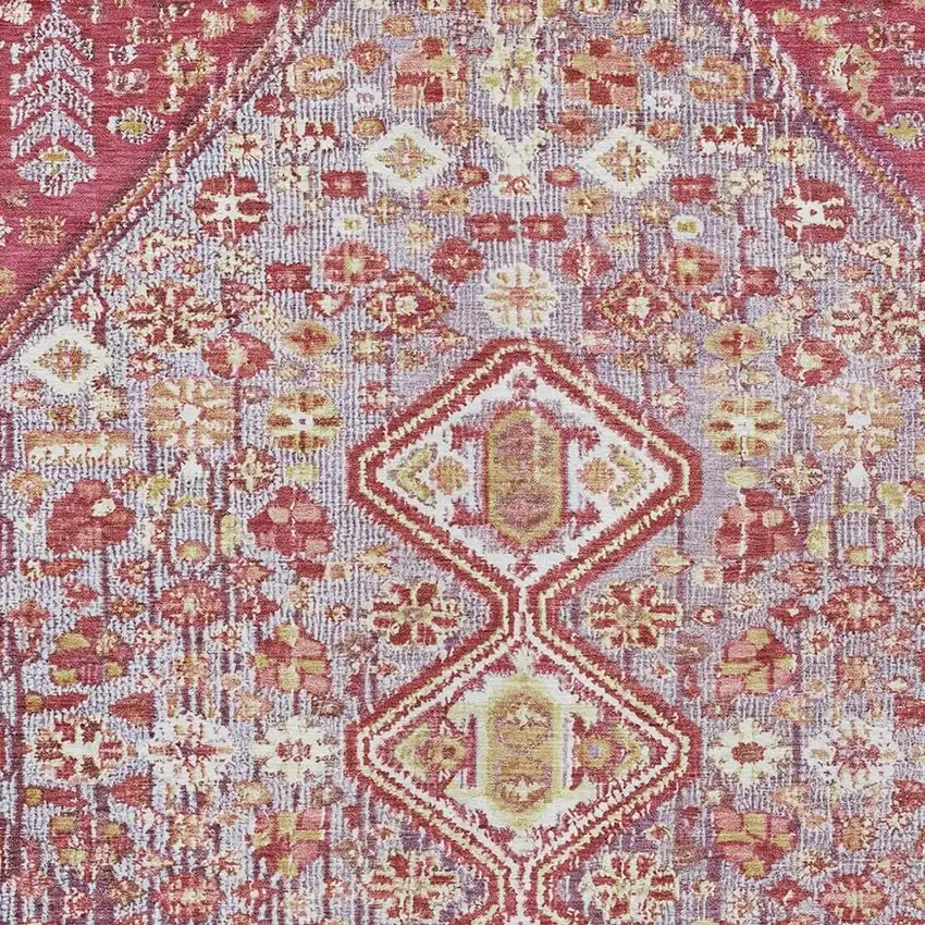 Brown And Wheat Aztec Washable Indoor Outdoor Area Rug Photo 4