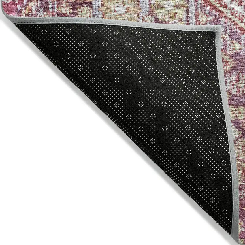 Brown And Wheat Aztec Washable Indoor Outdoor Area Rug Photo 9