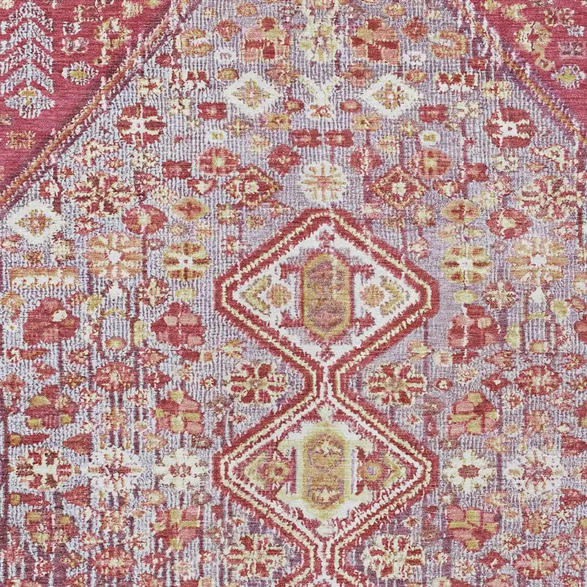 Brown And Wheat Aztec Washable Indoor Outdoor Area Rug Photo 7