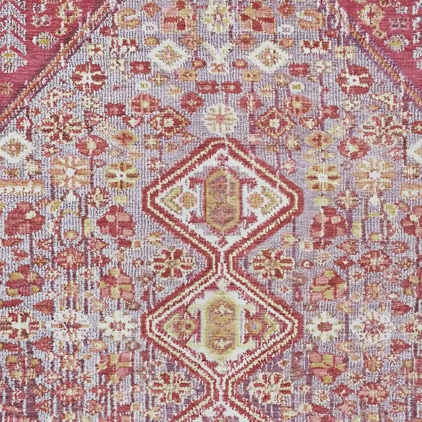 Brown And Wheat Aztec Washable Indoor Outdoor Area Rug Photo 4