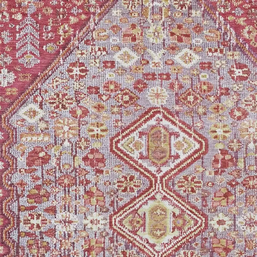 Brown And Wheat Aztec Washable Indoor Outdoor Area Rug Photo 3